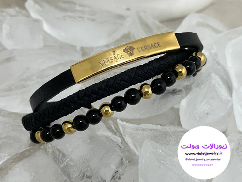 دستبند چرمی مردانه