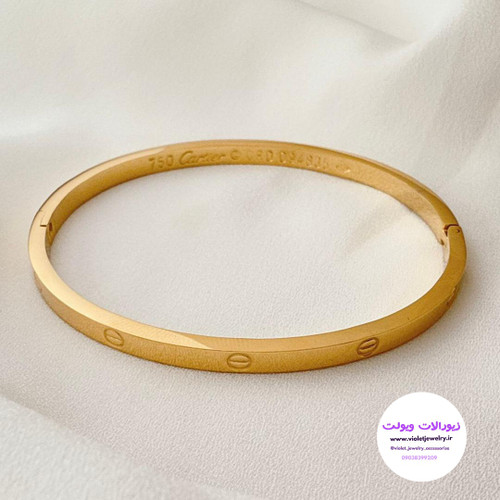 بنگل استیل طلایی